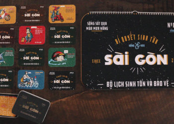 Bộ lịch năm mới khắc họa thời tiết "thất thường" của Sài Gòn