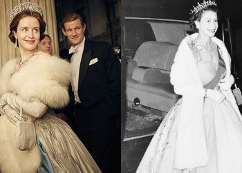 tái hiện trang phục hoàng gia Anh từ series The Crown