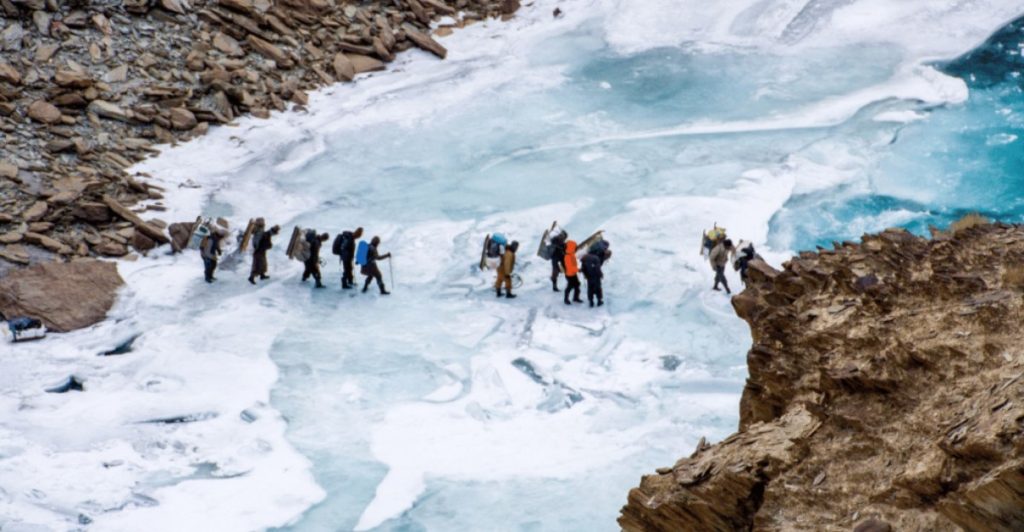 Trekking trên sông băng Chadar