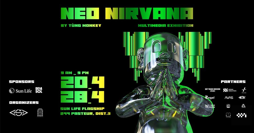 Banner quảng bá triển lãm Neo Nirvana