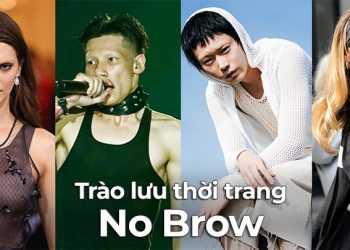 Trào lưu No Brow (không lông mày), bleached eyebrows (tẩy trắng lông mày)