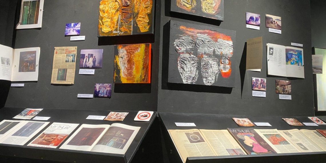 Triển lãm “Đồng Chìm Đáy Nước” của Ca Lê Thắng: Những cống hiến cho nghệ thuật trừu tượng